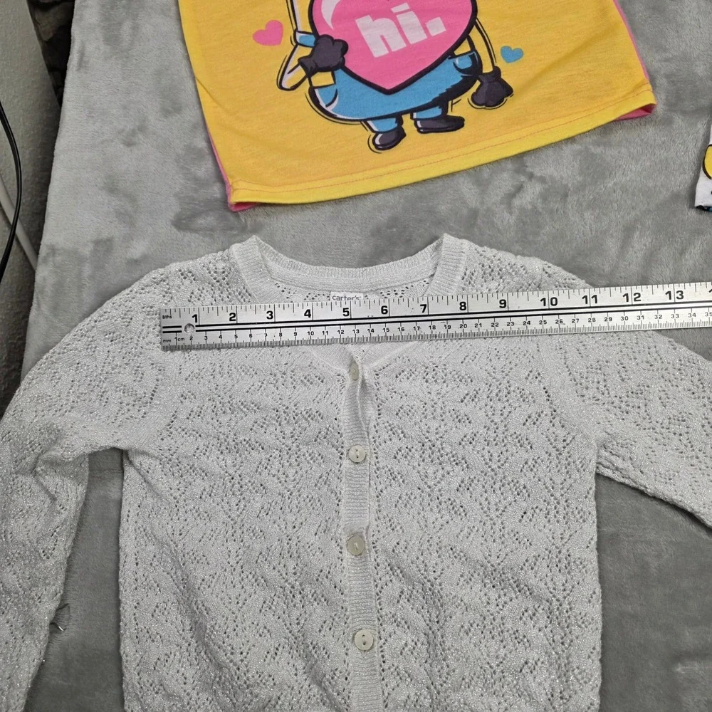 Girls Size 4 Clothing Lot Despicable Me Pajamas Carters Cardigan‎